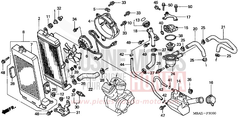 RADIATEUR von Shadow Aero NOIR (NH1X) von 2000